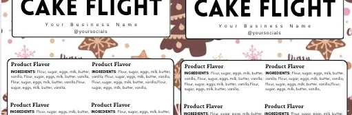Winter Woods Label Template Bundle product image (3)
