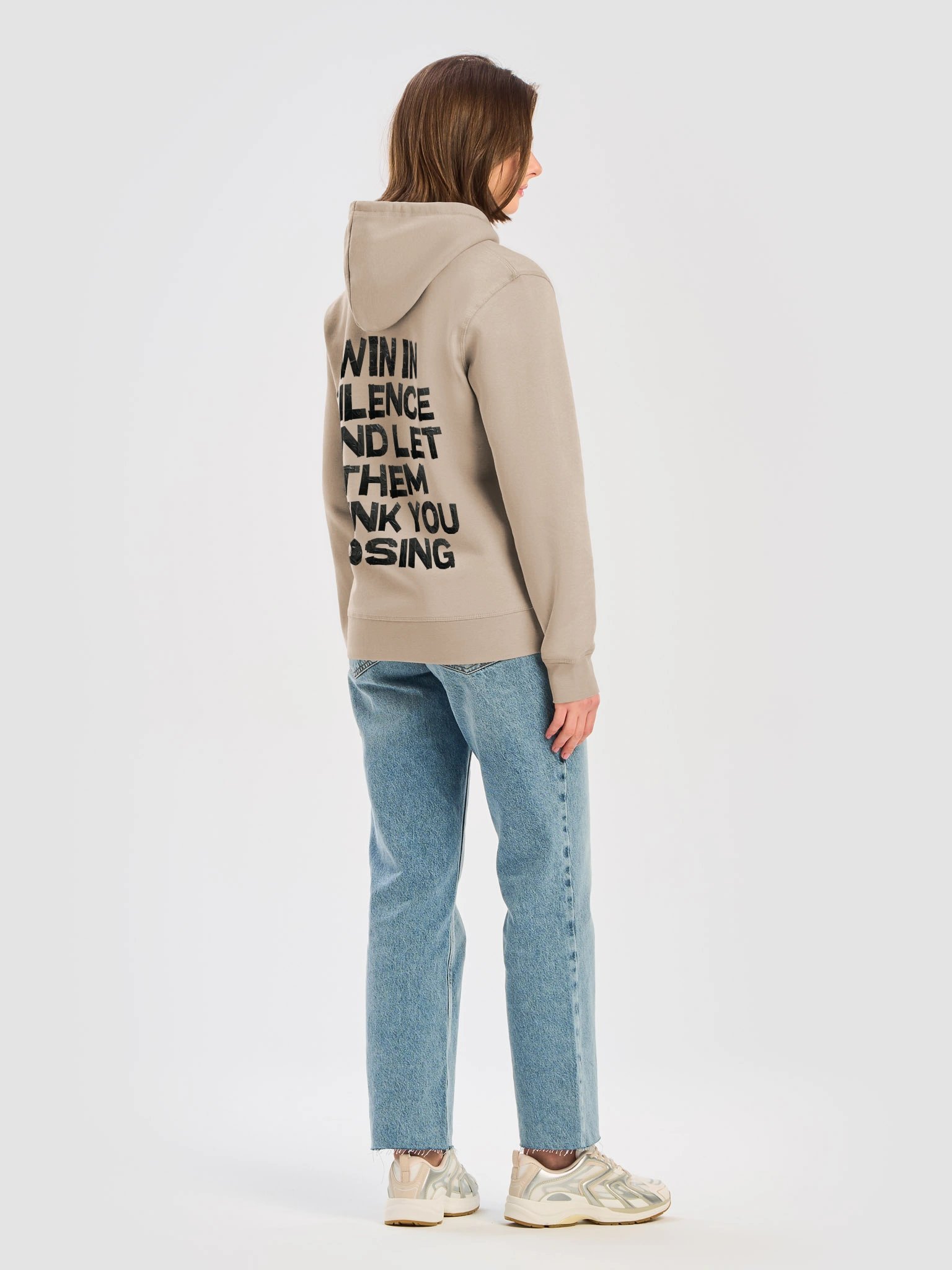 Win in Silence ladies Hoodie product image (8)
