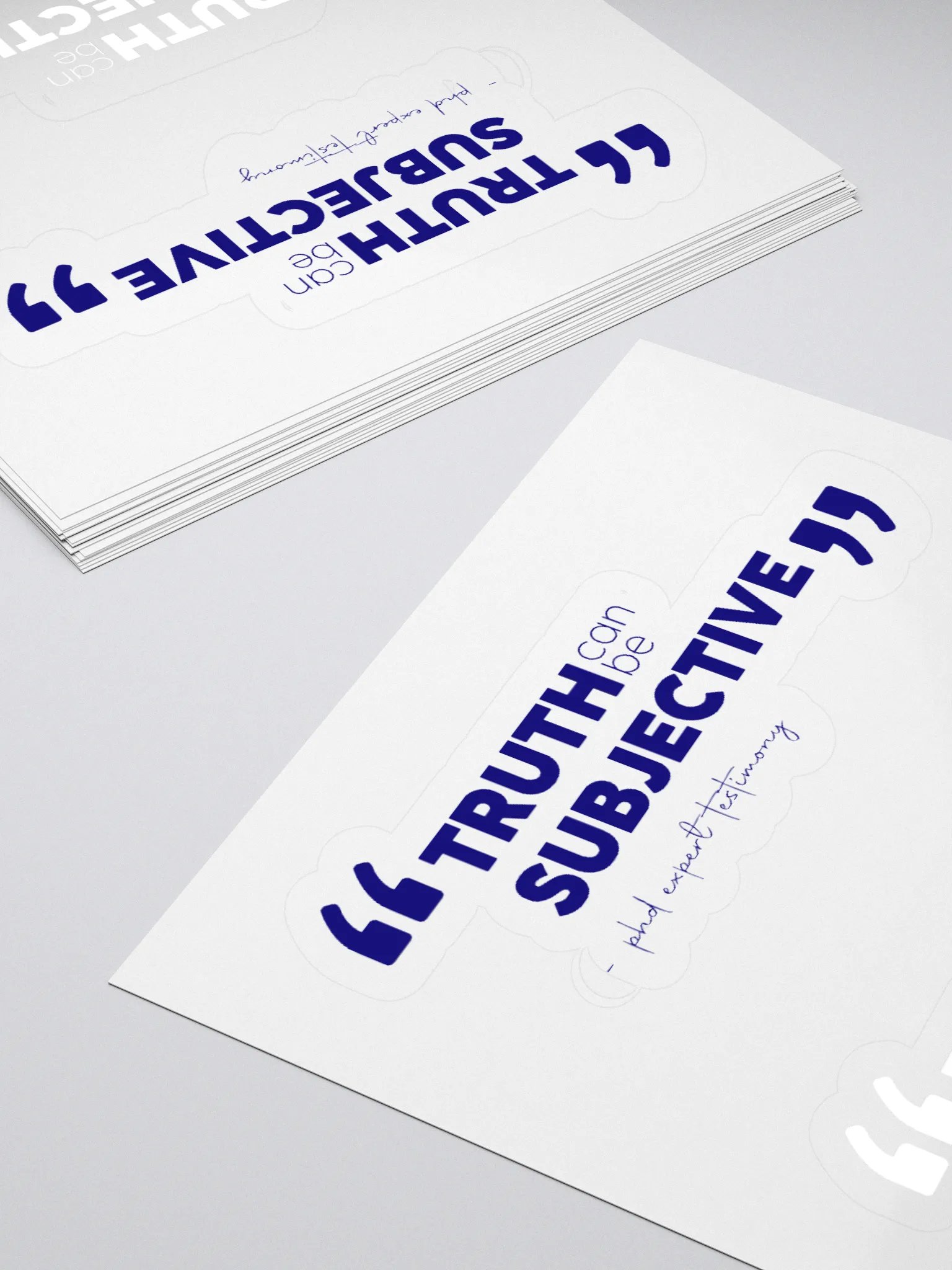 TRUTH can be subjective - sticker product image (4)