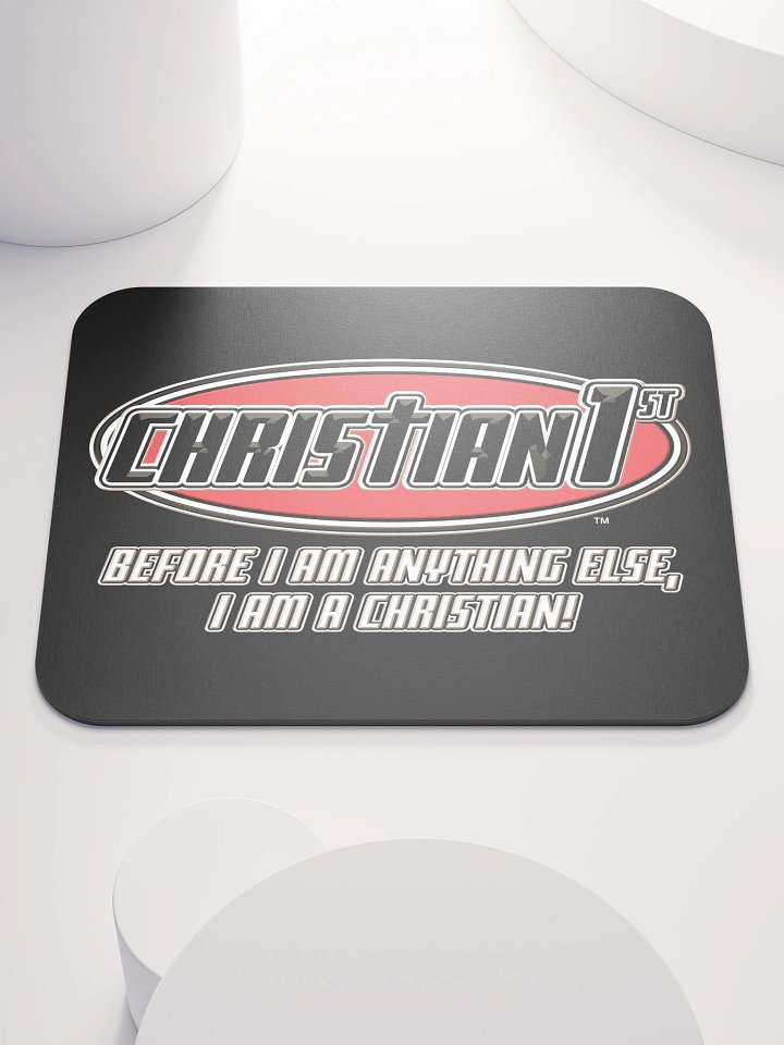 Christian 1st, Blk Mouse Pad BV product image (1)