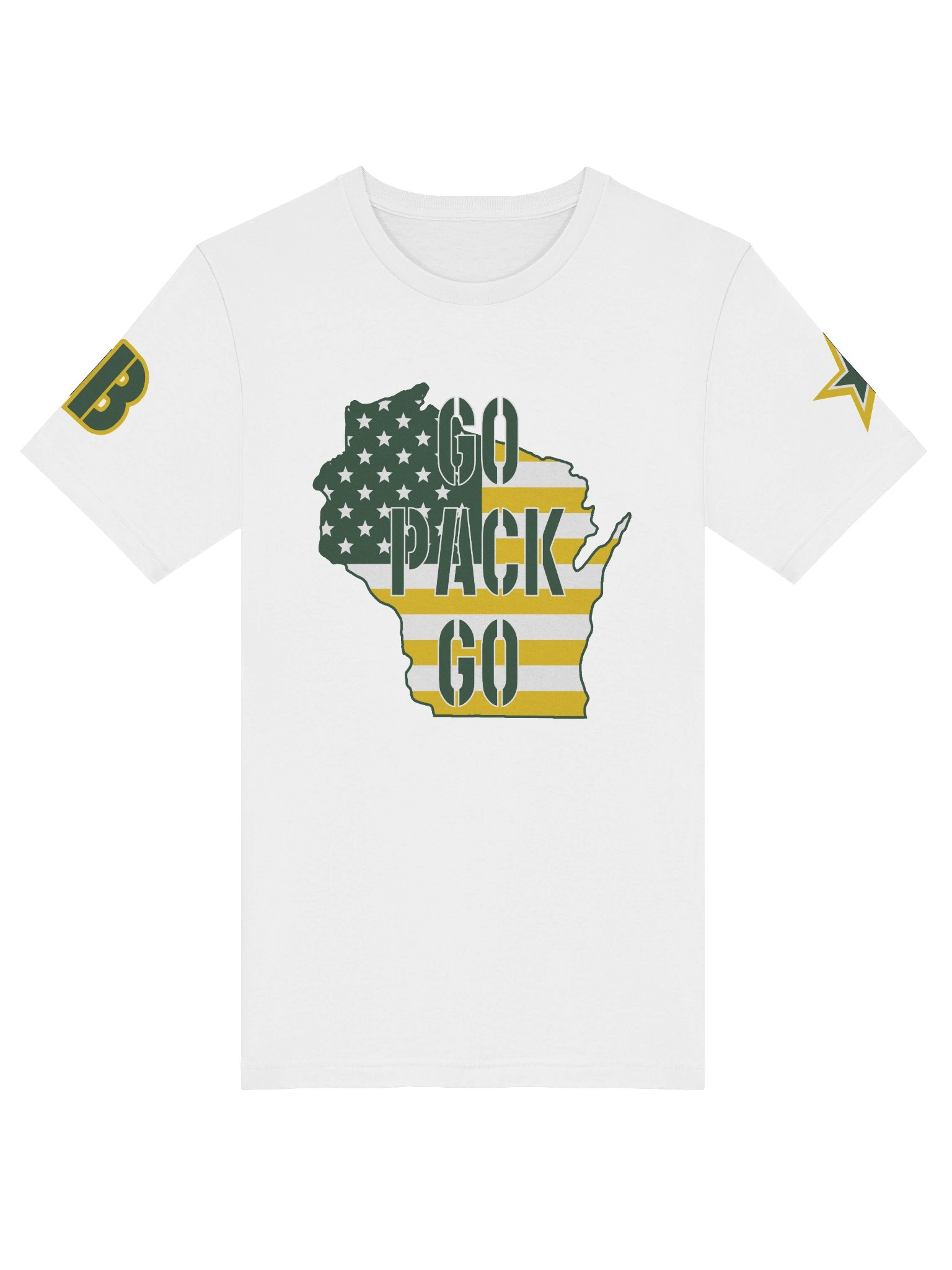 Green Bay Stars and Stripes T-Shirt product image (5)