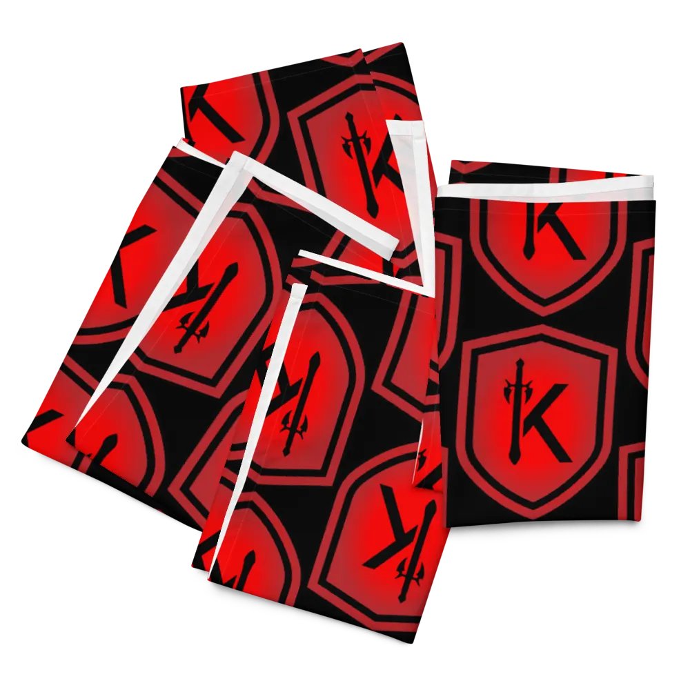 K-Shield Logo Pattern Napkin Set. product image (10)