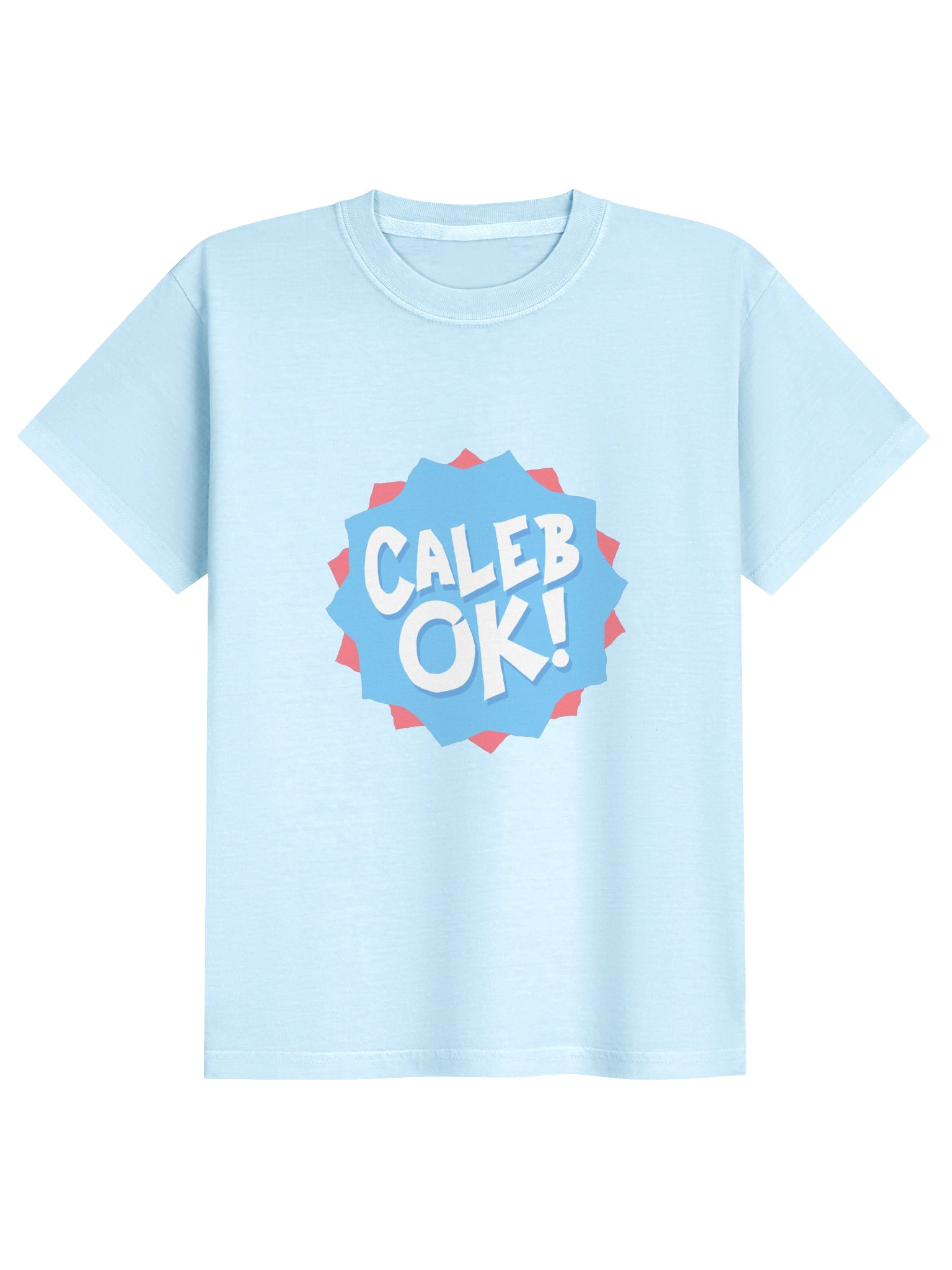 Caleb OK! Youth T-Shirt - Light Blue product image (1)