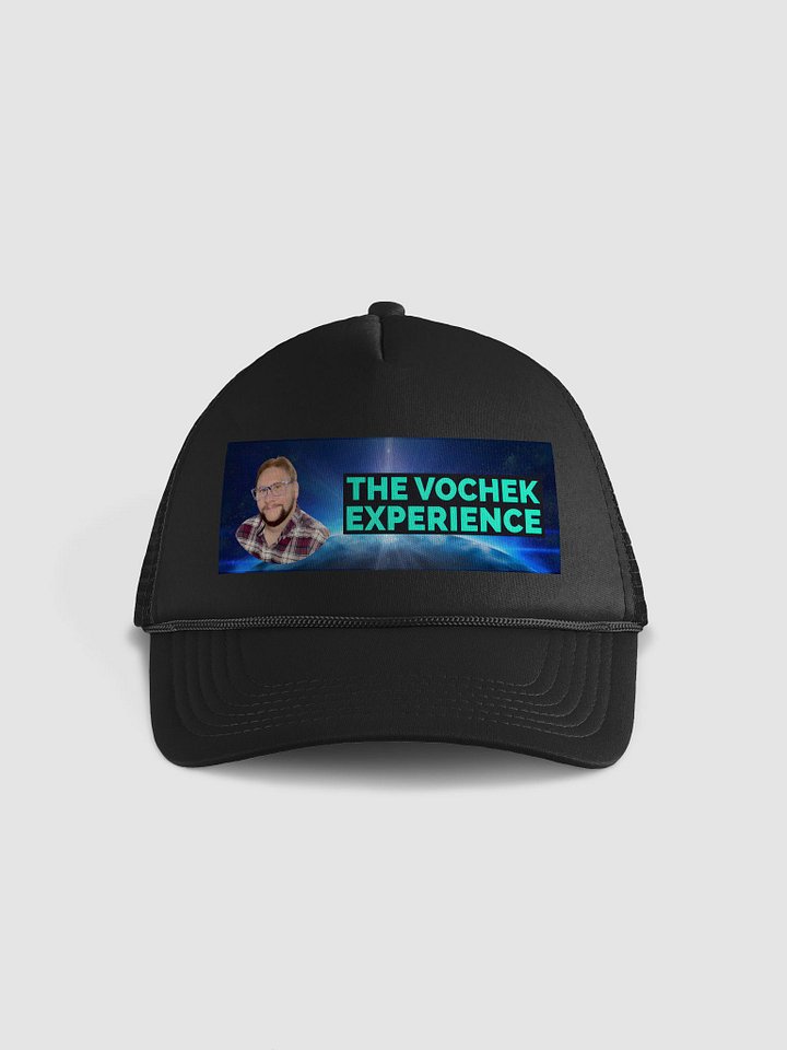 The Vochek Experience Face Logo Foam Trucker Hat product image (1)