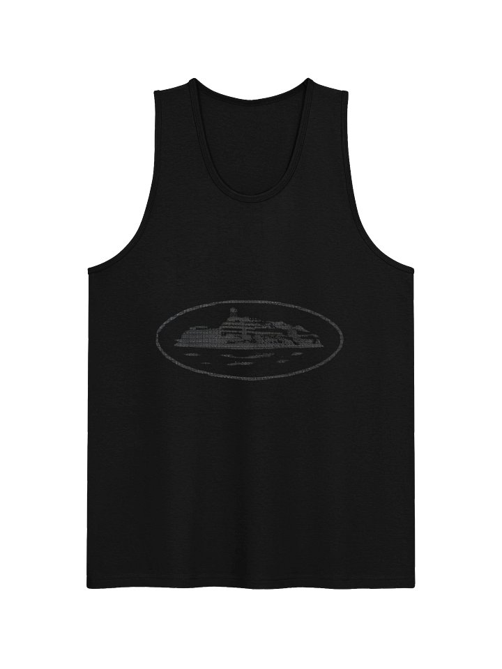 Corteiz Tank Top Guerillaz* Triple Black product image (1)