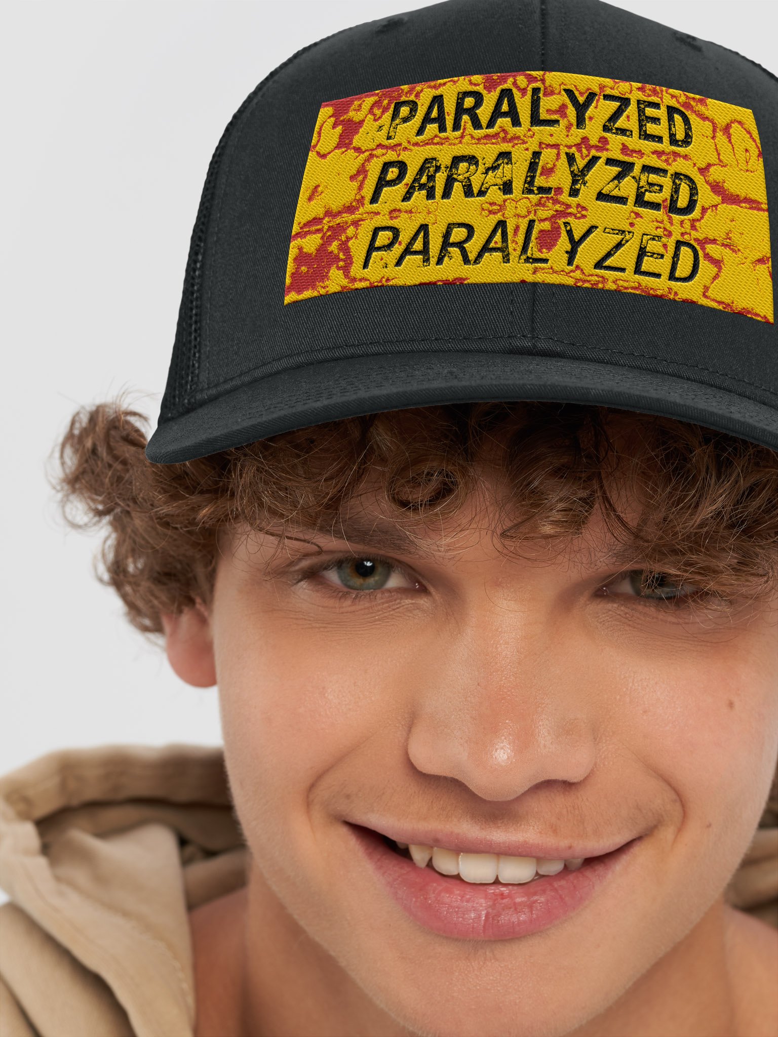 PARALYZED HEAT WAVE TRUCKER HAT product image (8)