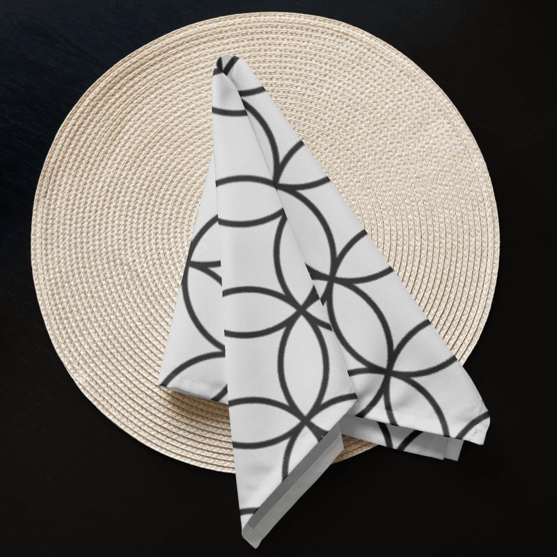 Starry Geometric Cloth Napkin Set product image (8)