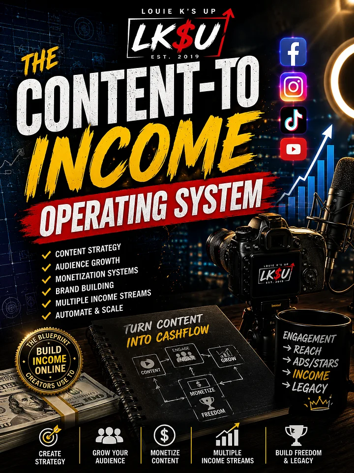 The Content-to Income Operating System product image (1)