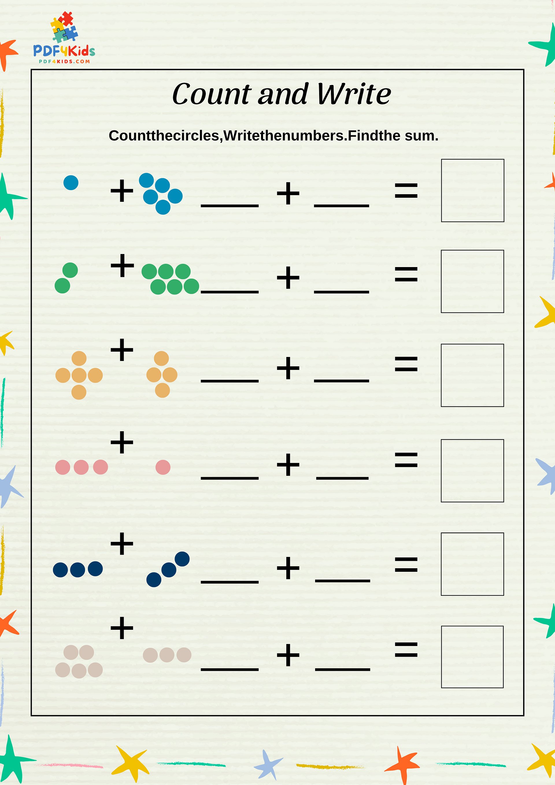 Fun with Addition A Picture Book (16 Pages) product image (5)
