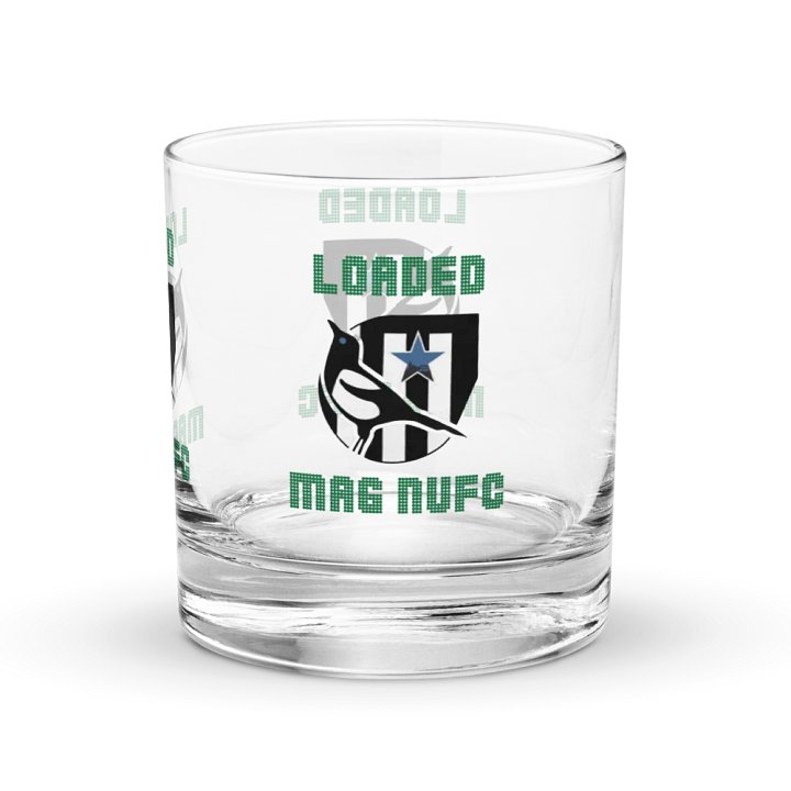 Loaded Mag NUFC Rocks Glass product image (2)