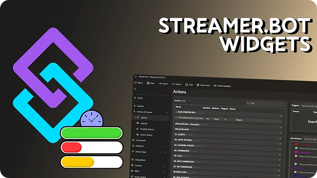 STREAMER.BOT WIDGETS