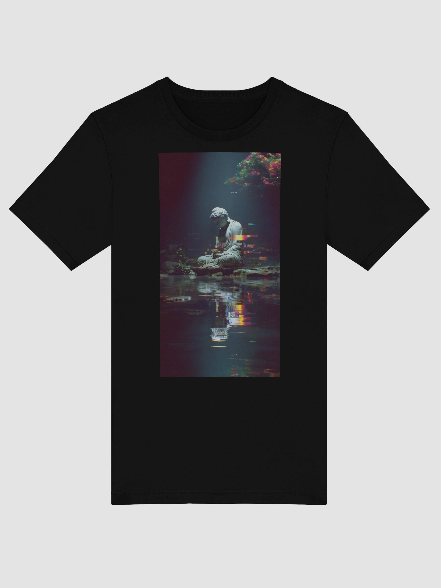 "The Shape Of The Real" Limited Edition Glitch Buddha Tee product image (5)