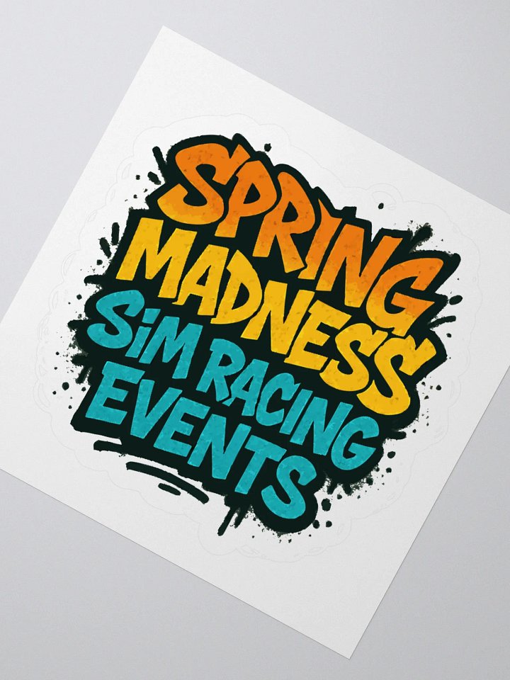 Spring Madness Graffiti Kiss-Cut Sticker product image (6)