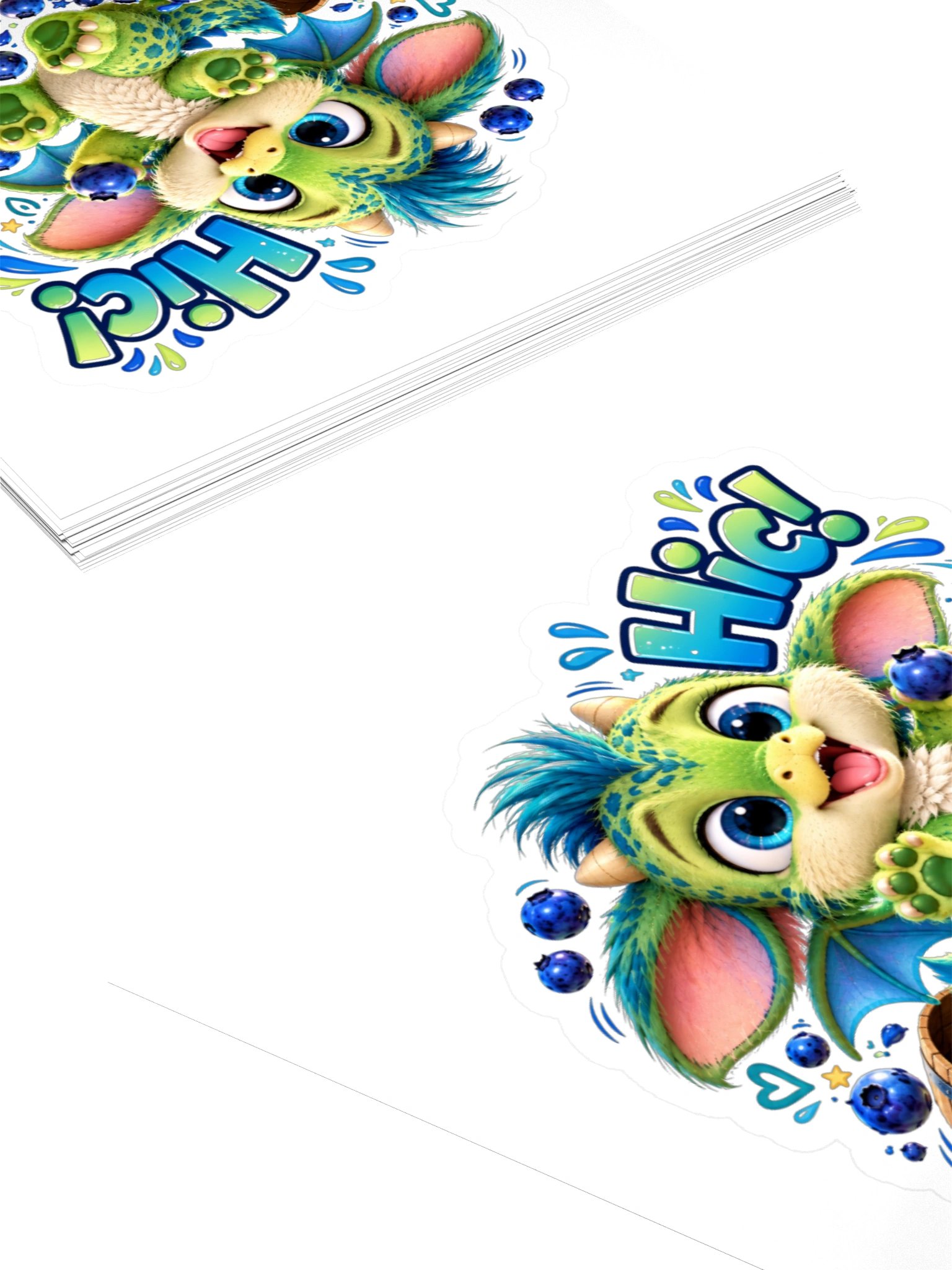 Rumble the Hiccuping Dragon “HIC!” Sticker product image (10)