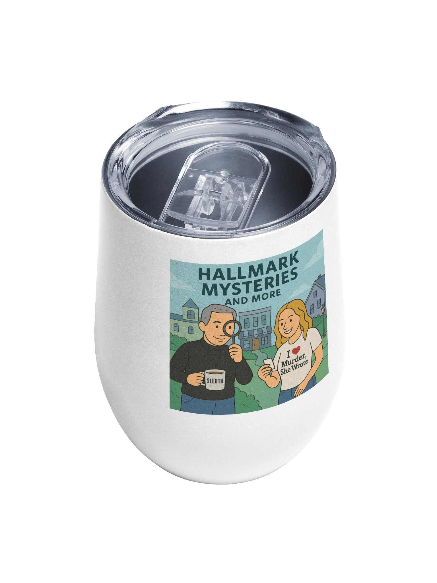 Hallmark Mysteries and More Wine Tumbler product image (4)