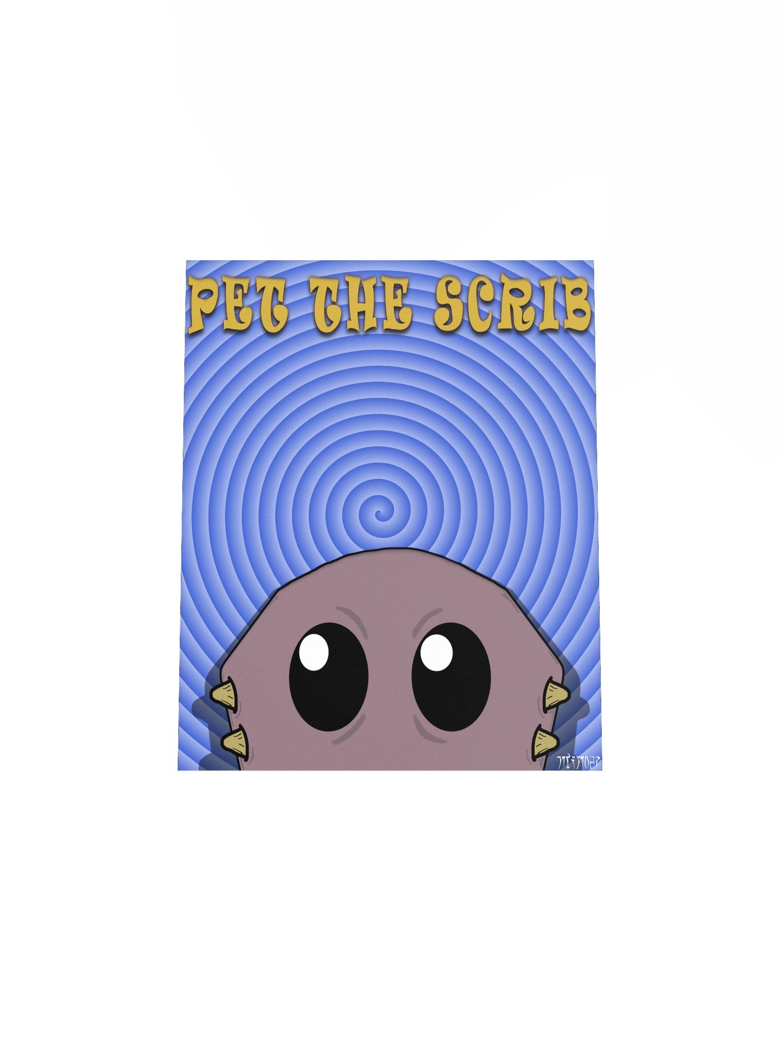 PET THE SCRIB Poster product image (7)