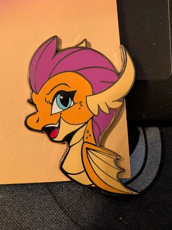 Smolder | Bust Enamel Pin product image (1)