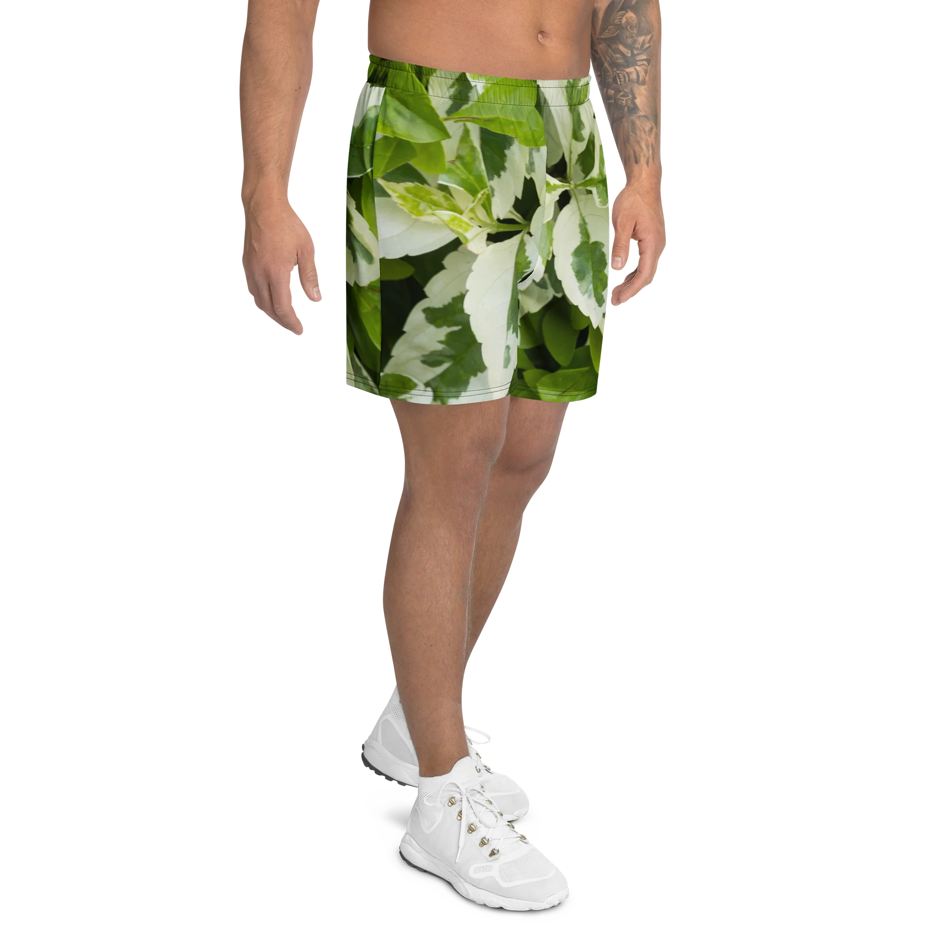 Moss & Parch All-Over Print Athletic Long Shorts product image (2)