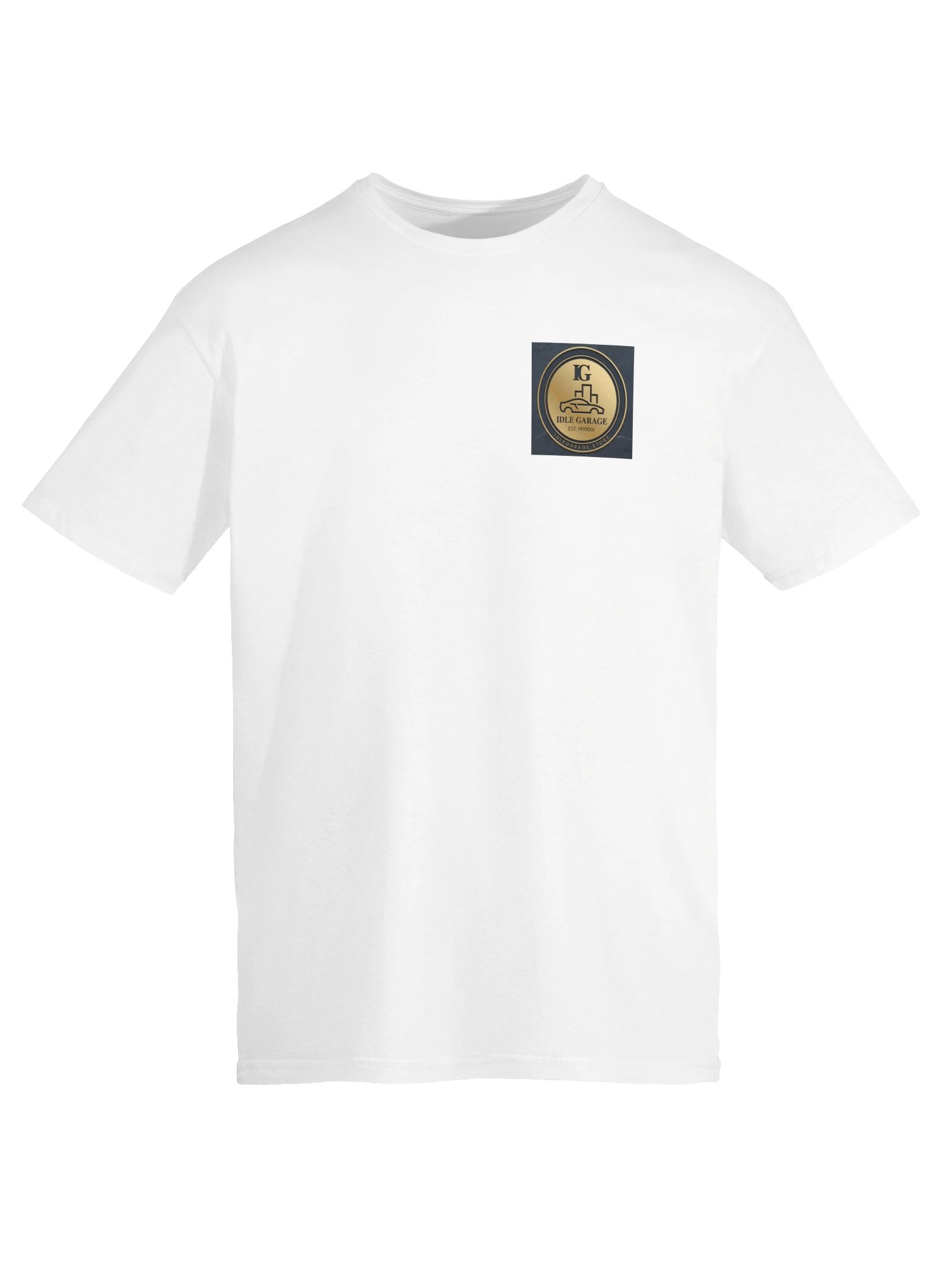 Idle Garage IG Gold Arabic Logo Tee product image (5)