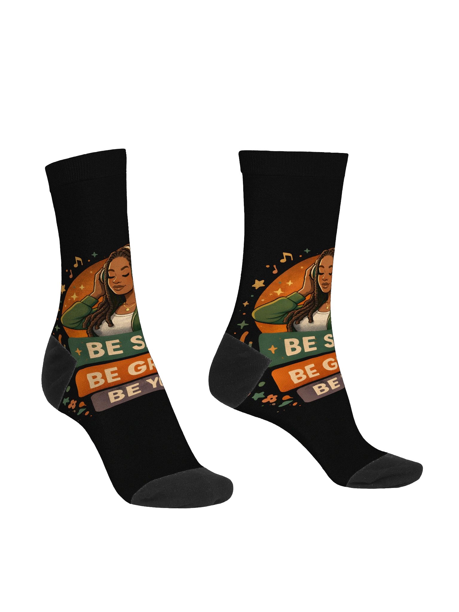 EcoChic Art Crew Socks product image (3)