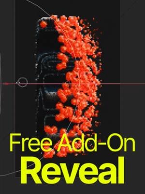 Comment ‘Reveal’ to get the link! Add-on for animating the appearance/disappearance of elements#blender #3d #tutorial #c4d #octanerender #motion #motiondesign #animation #render #beginner #ui