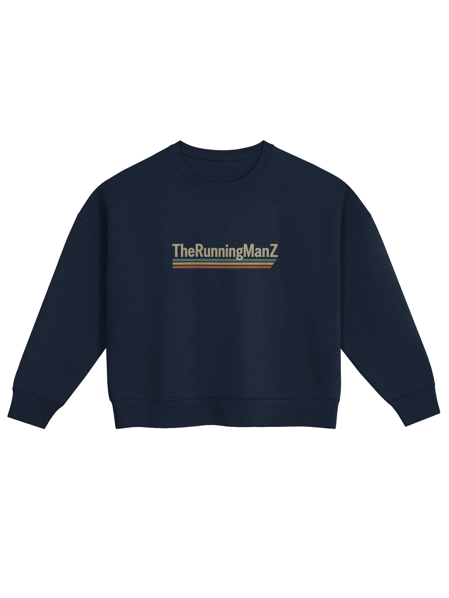 The RunningManZ - Running Since 2014 - Retro Women's Organic Crew Neck Sweatshirt product image (1)