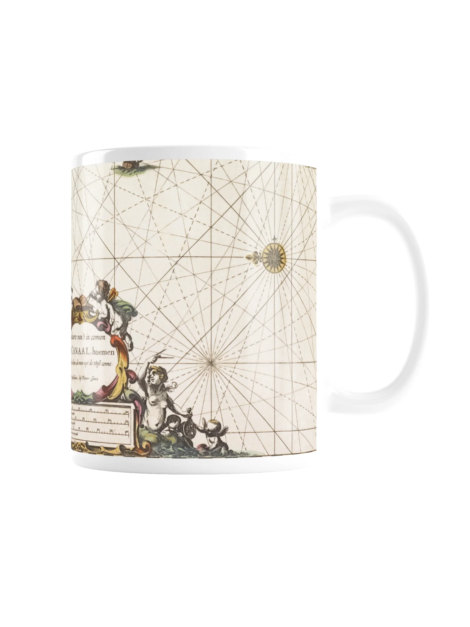 Vintage Nautical Map Mug product image (3)