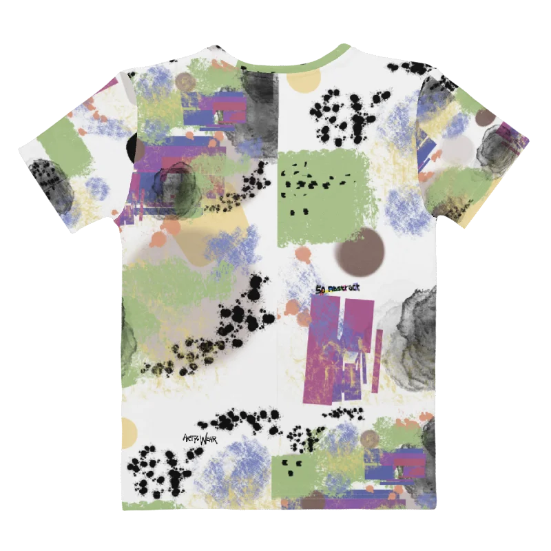 Women's Poly Crew Neck Tee 'Cool Tones' product image (2)