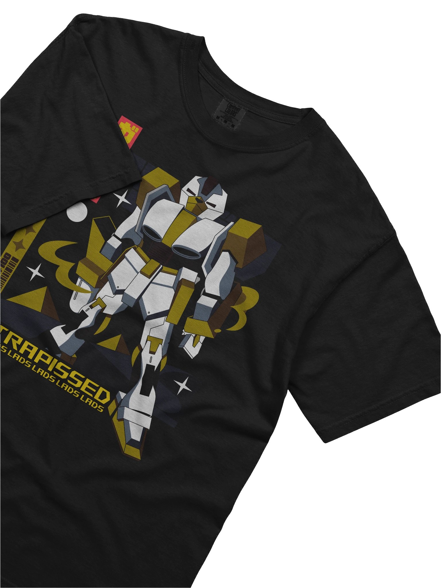 Mecha Bear Front Print Tee - Black Out product image (5)