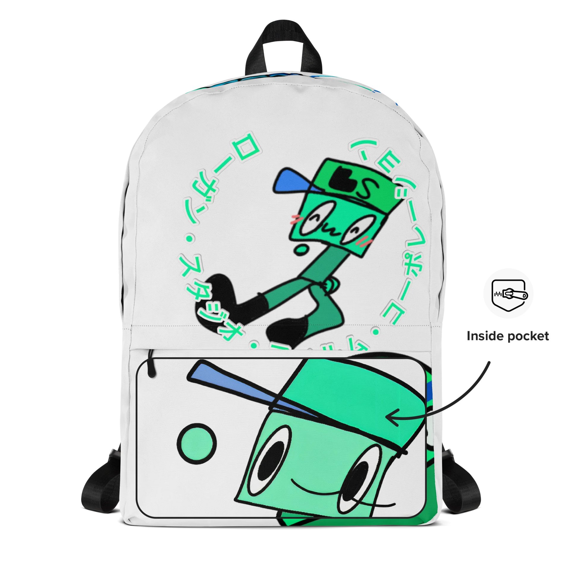 Logan Studios Cool Japanese Rounded Logo Backpack product image (5)