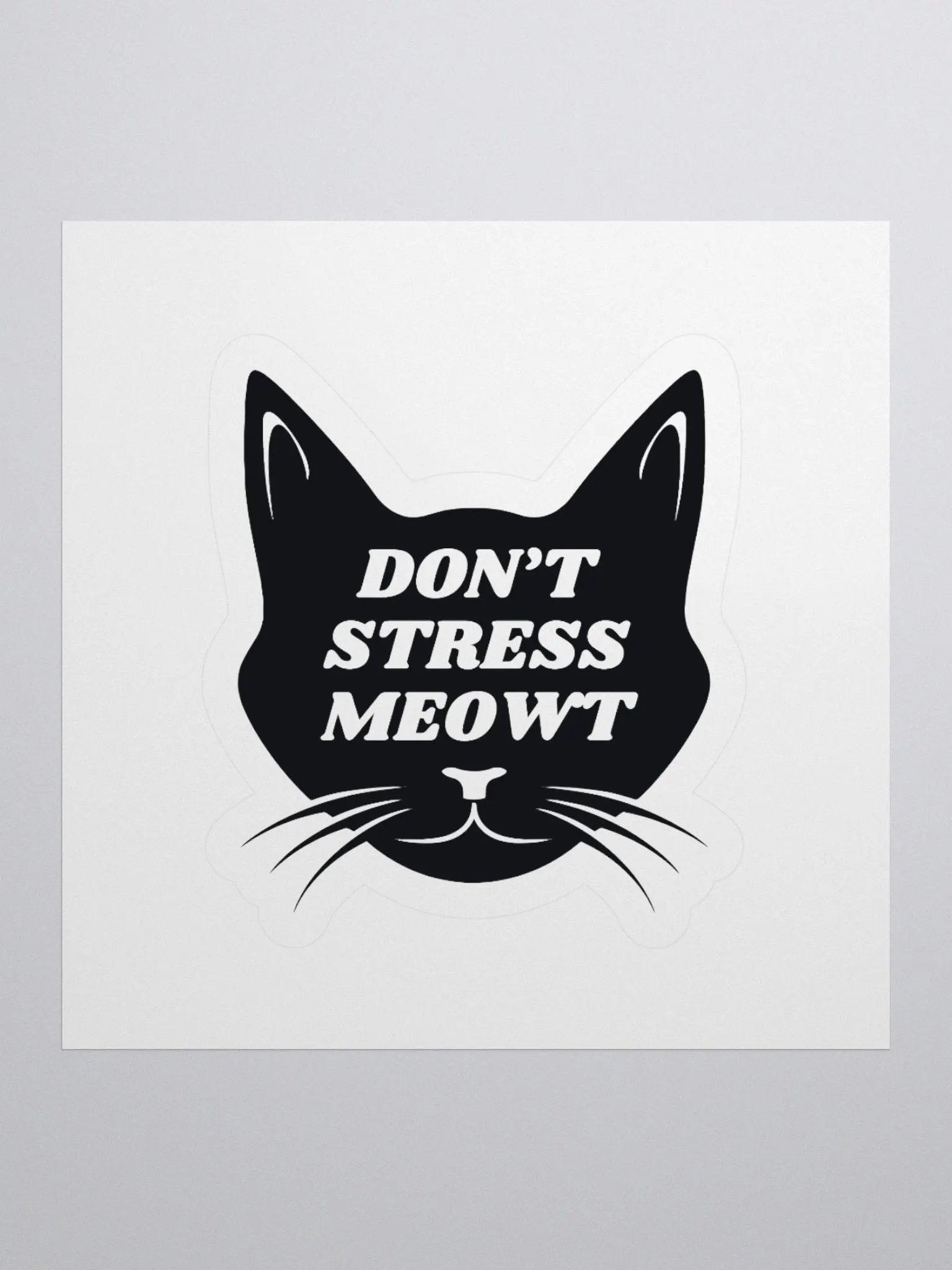 Don't Stress Meowt Sticker product image (2)