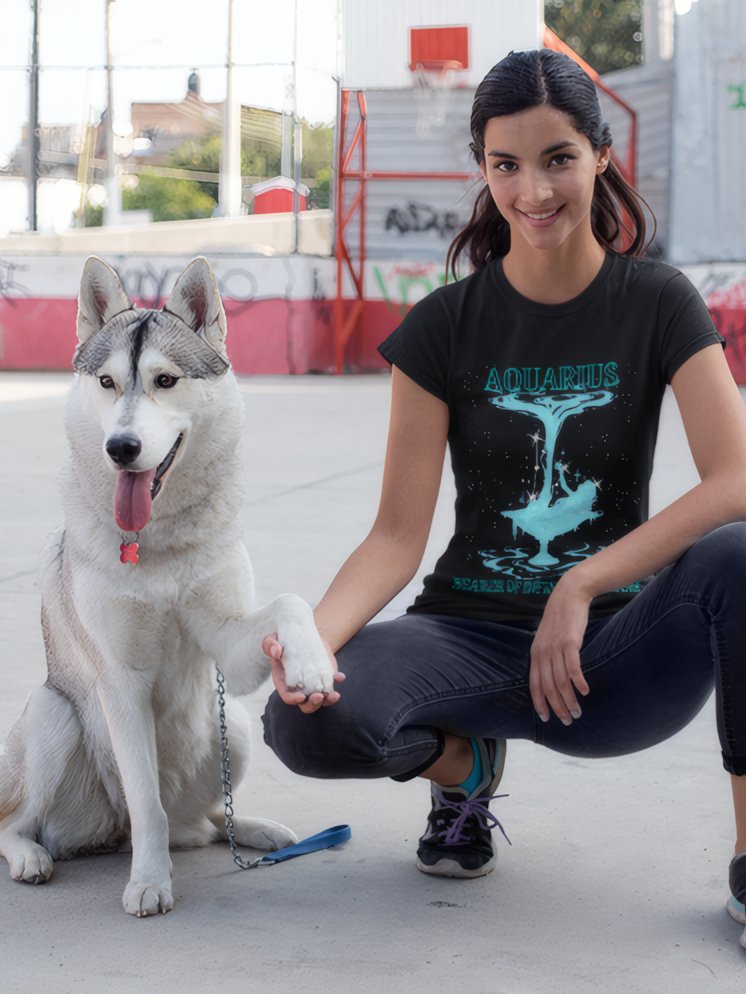 Aquarius: Celestial Stream Tee product image (7)