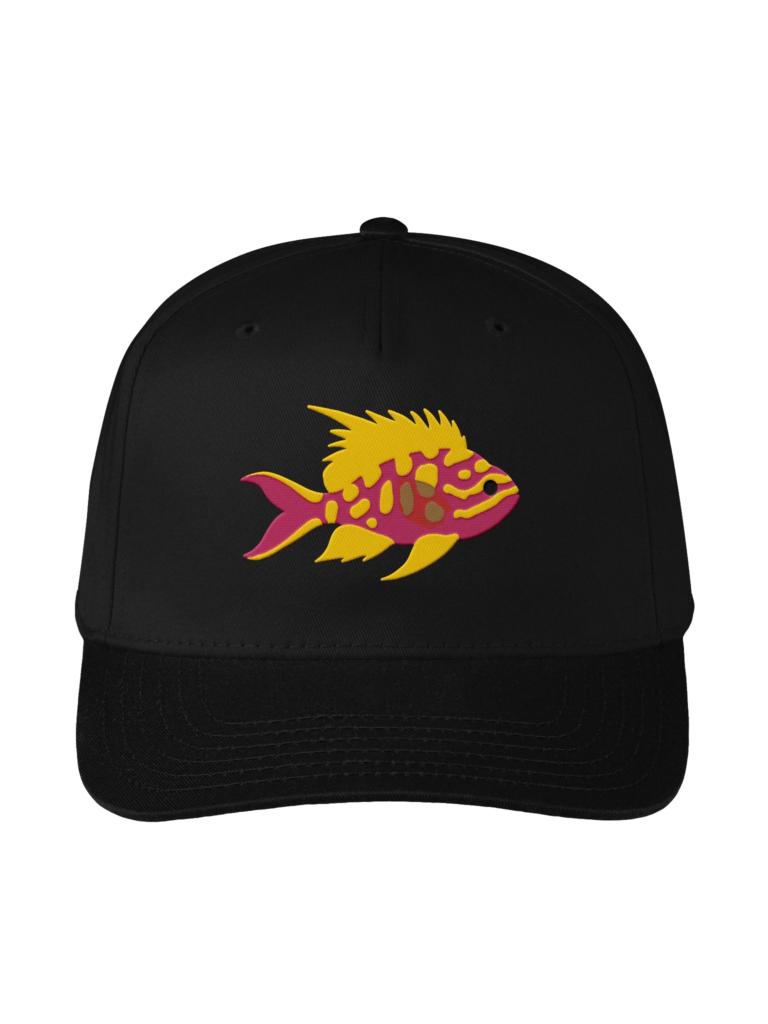 Borbonius Anthias Embroidered Mid-Profile Baseball Cap | Saltwater Reef Aquarium Fish Hat product image (1)