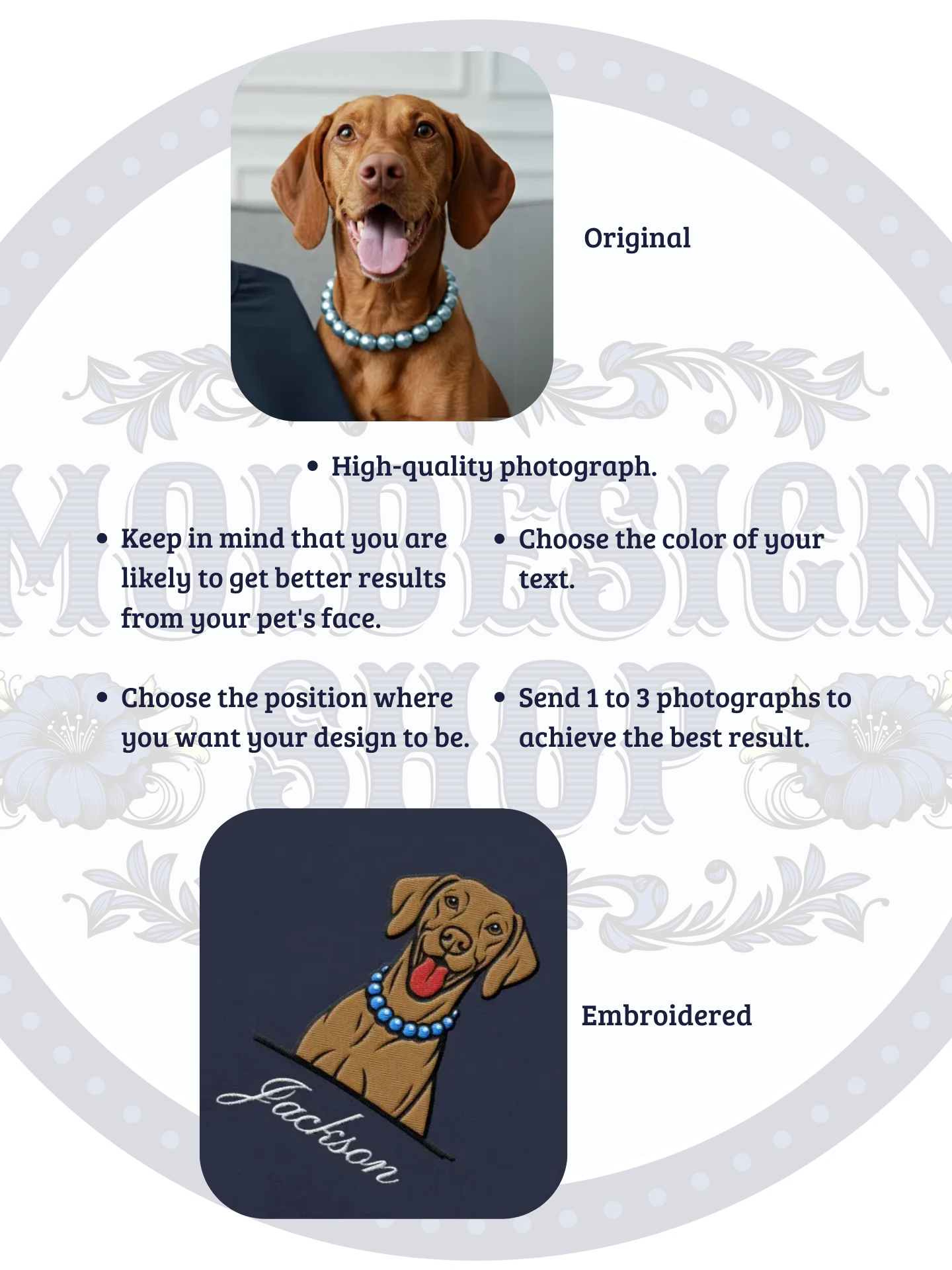 YOUR VIZSLA! / EMBROIDERED SWEATSHIRT product image (5)