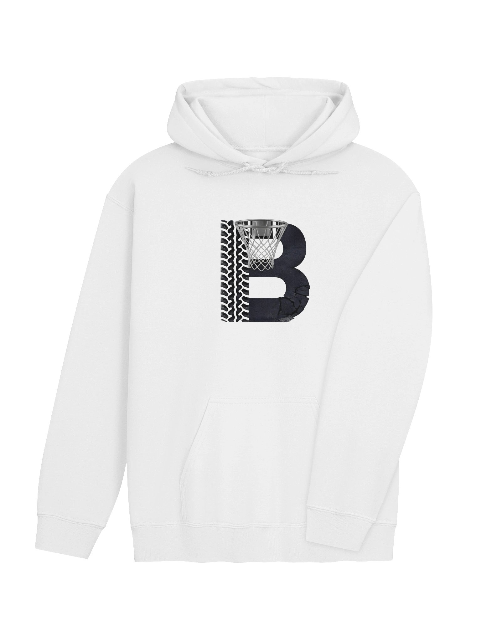 Blacktop Brand Basketball B Hoop Hoodie product image (4)