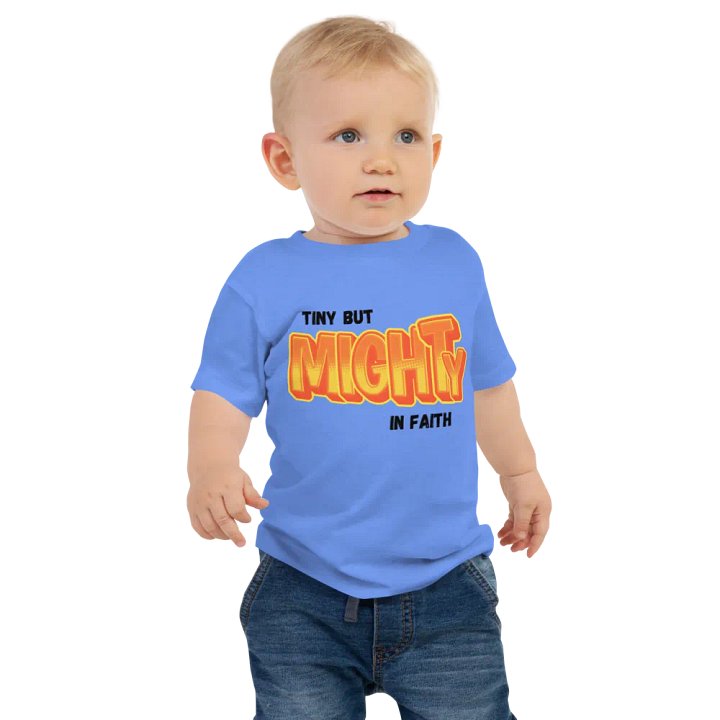 Tiny but Mighty in Faith | Toddler Tee product image (1)