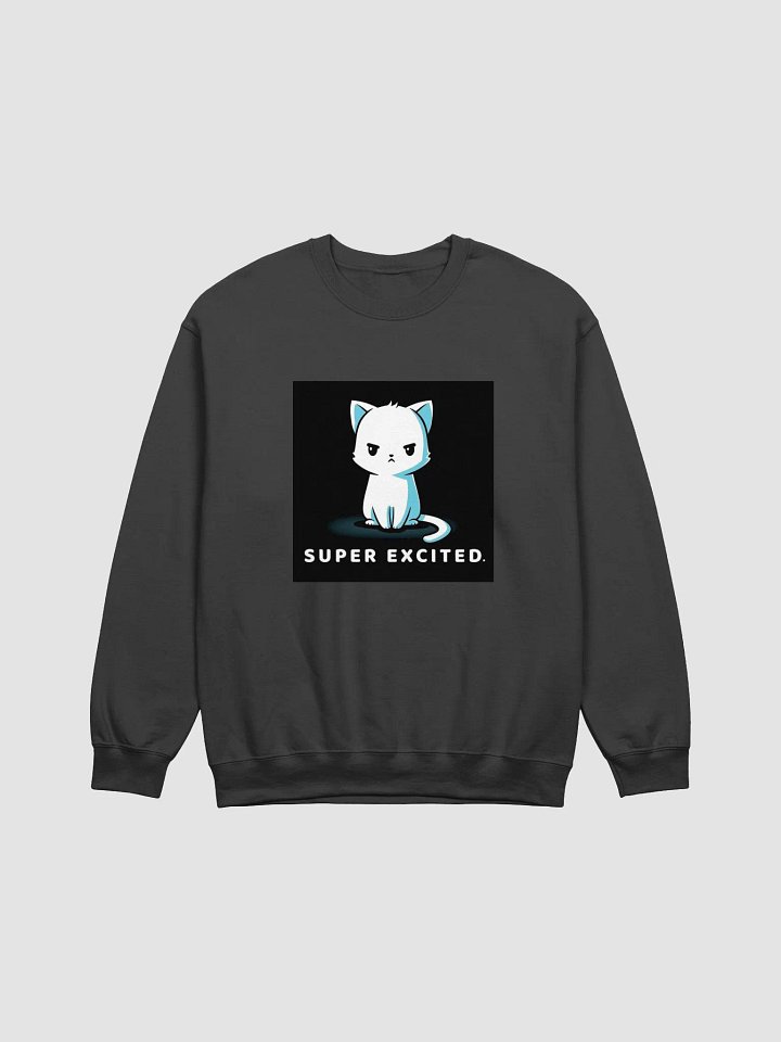 Super Excited Cat Crewneck Sweatshirt product image (3)
