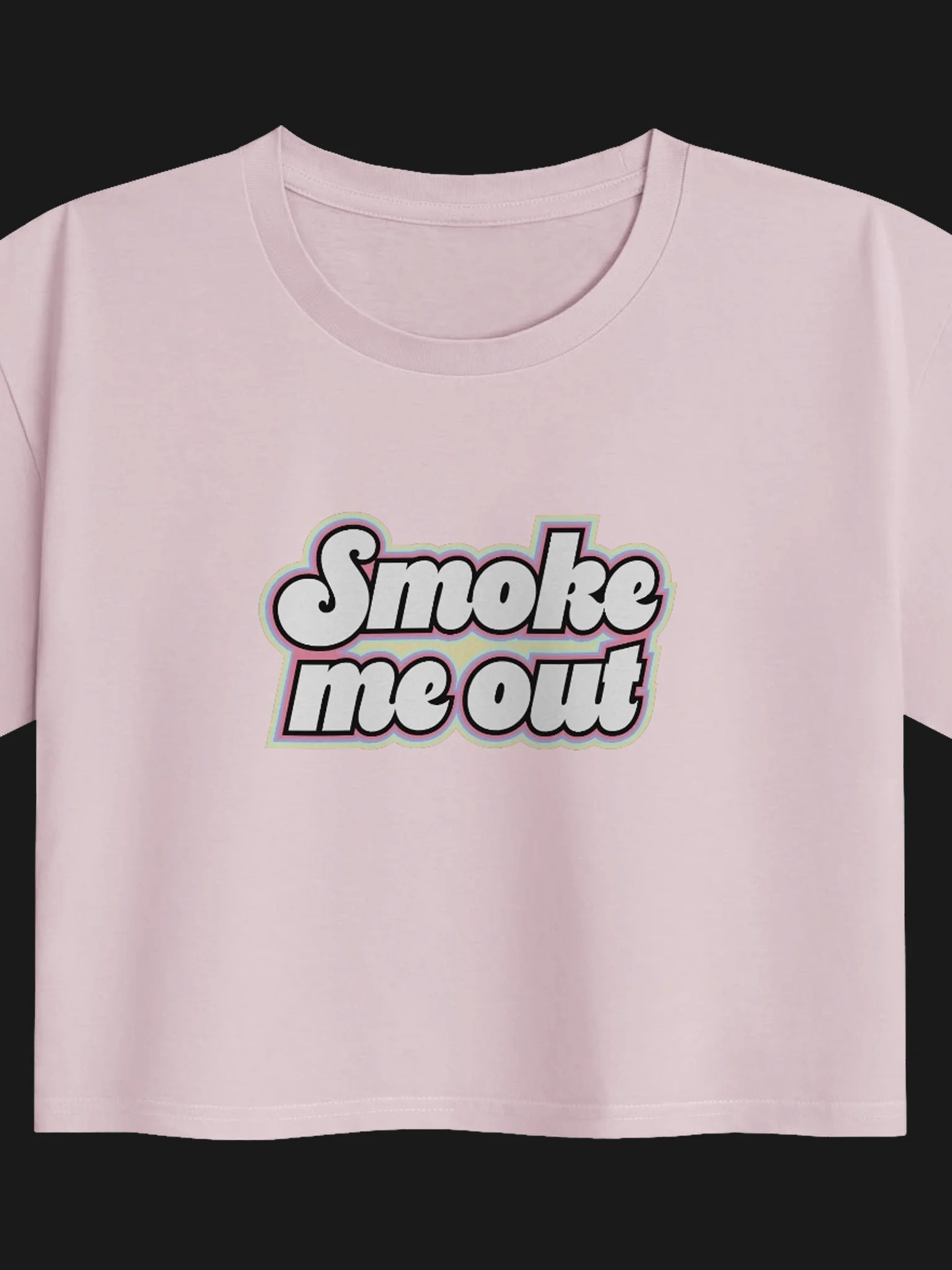 Smoke Me Out Women's Relaxed Crop Top product image (1)