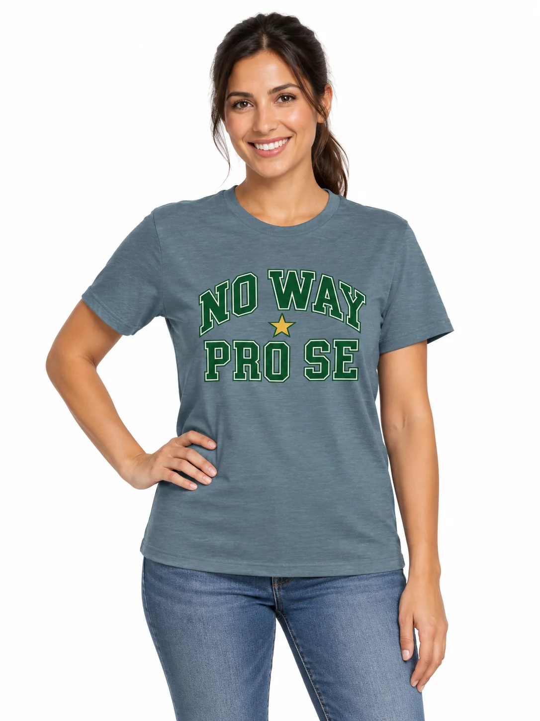No Way Pro Se Varsity Style Tee product image (1)