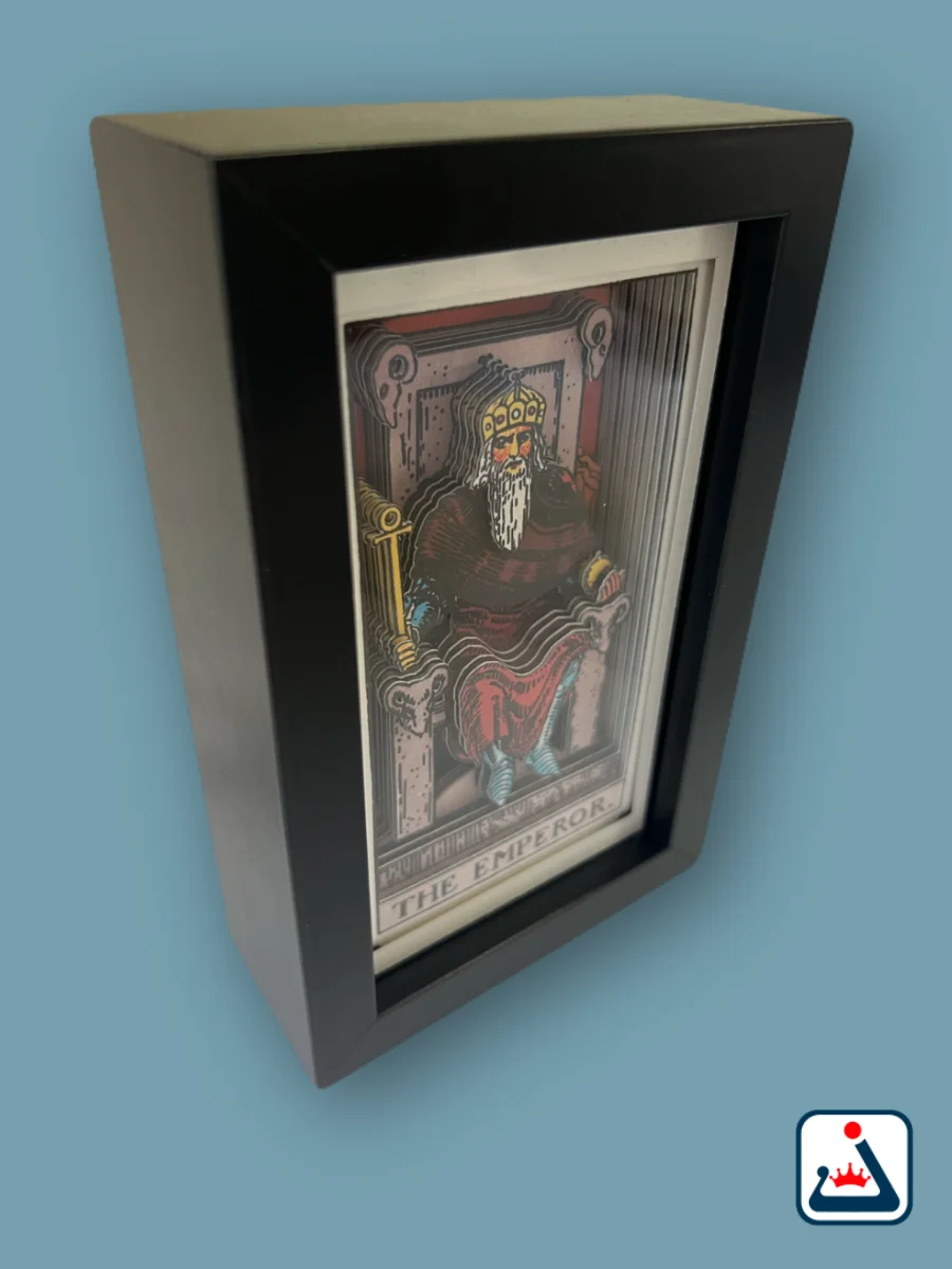 The Emperor – 3D Tarot Shadow Box Art product image (4)
