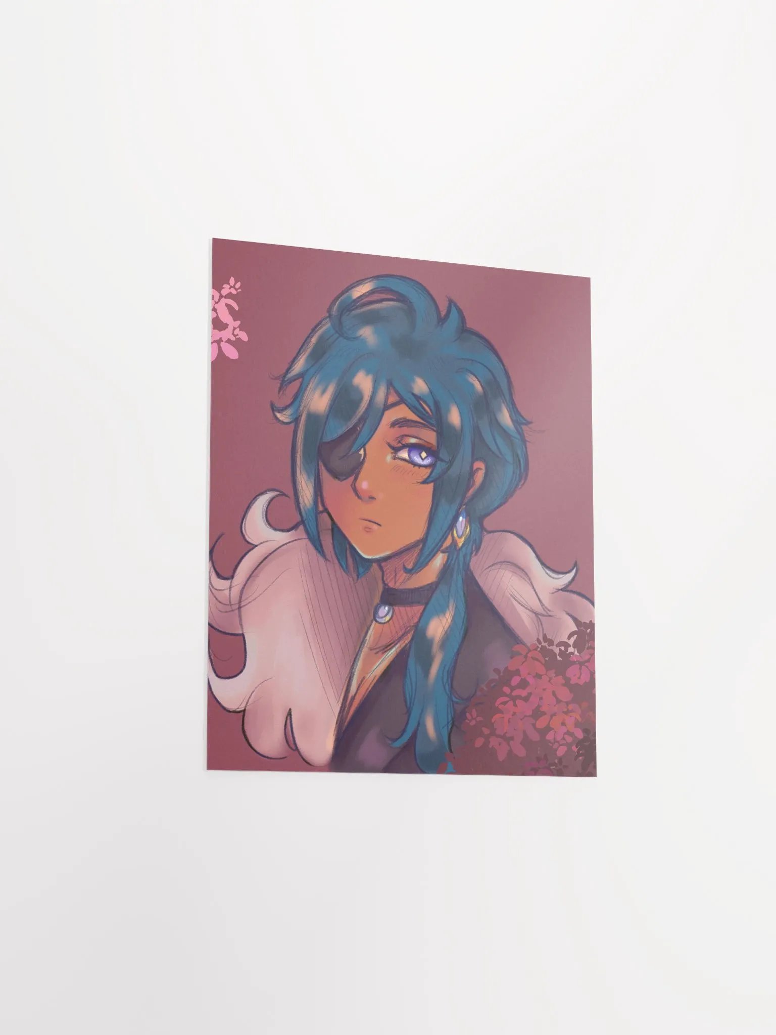 Wine Kaeya Square Print (Genshin Impact) product image (3)