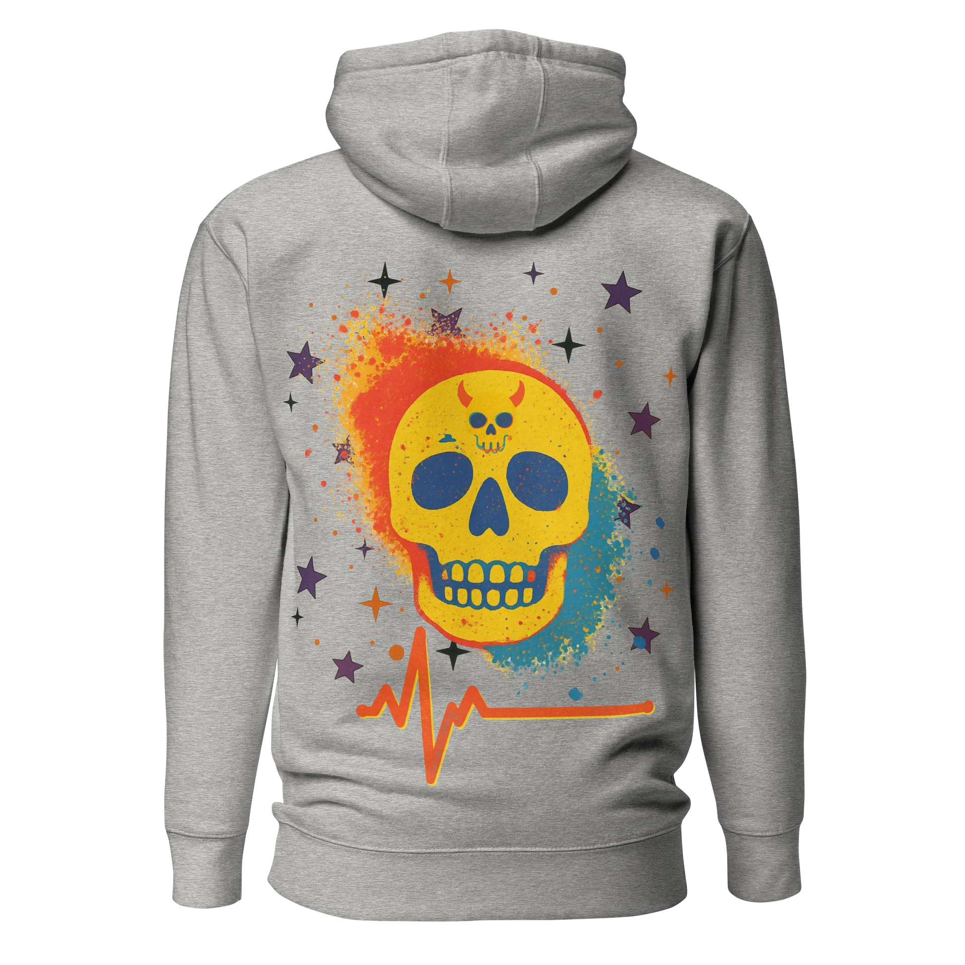 Neon Skull Pulse Premium Hoodie product image (1)