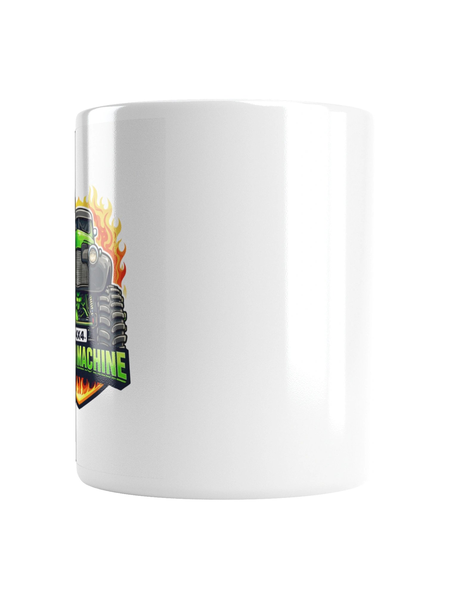 Flaming Green Machine Mug product image (6)