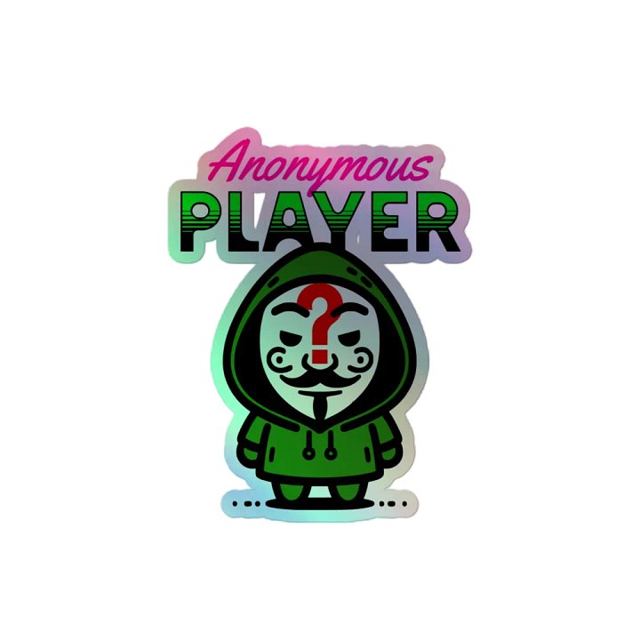Anonymous Player Holo Sticker product image (2)