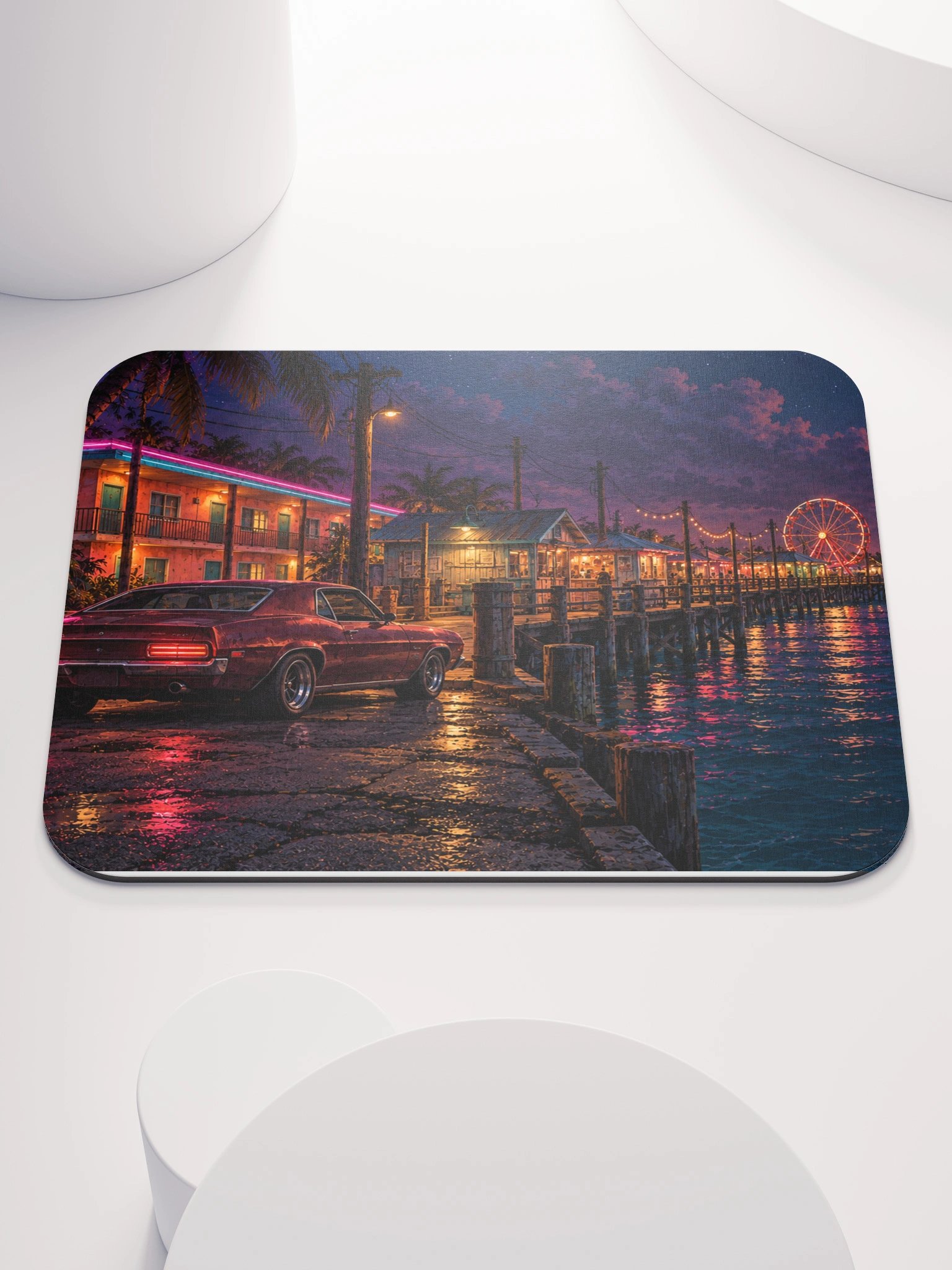 Pier Night — Mouse Pad product image (1)
