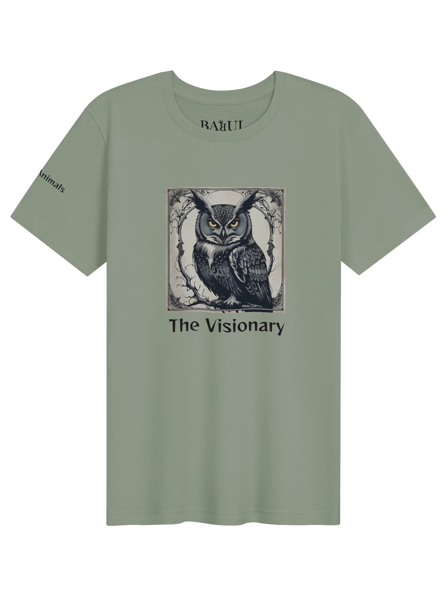 OWL – The Visionary - Magic Animals T-Shirt - (front graphic) product image (1)