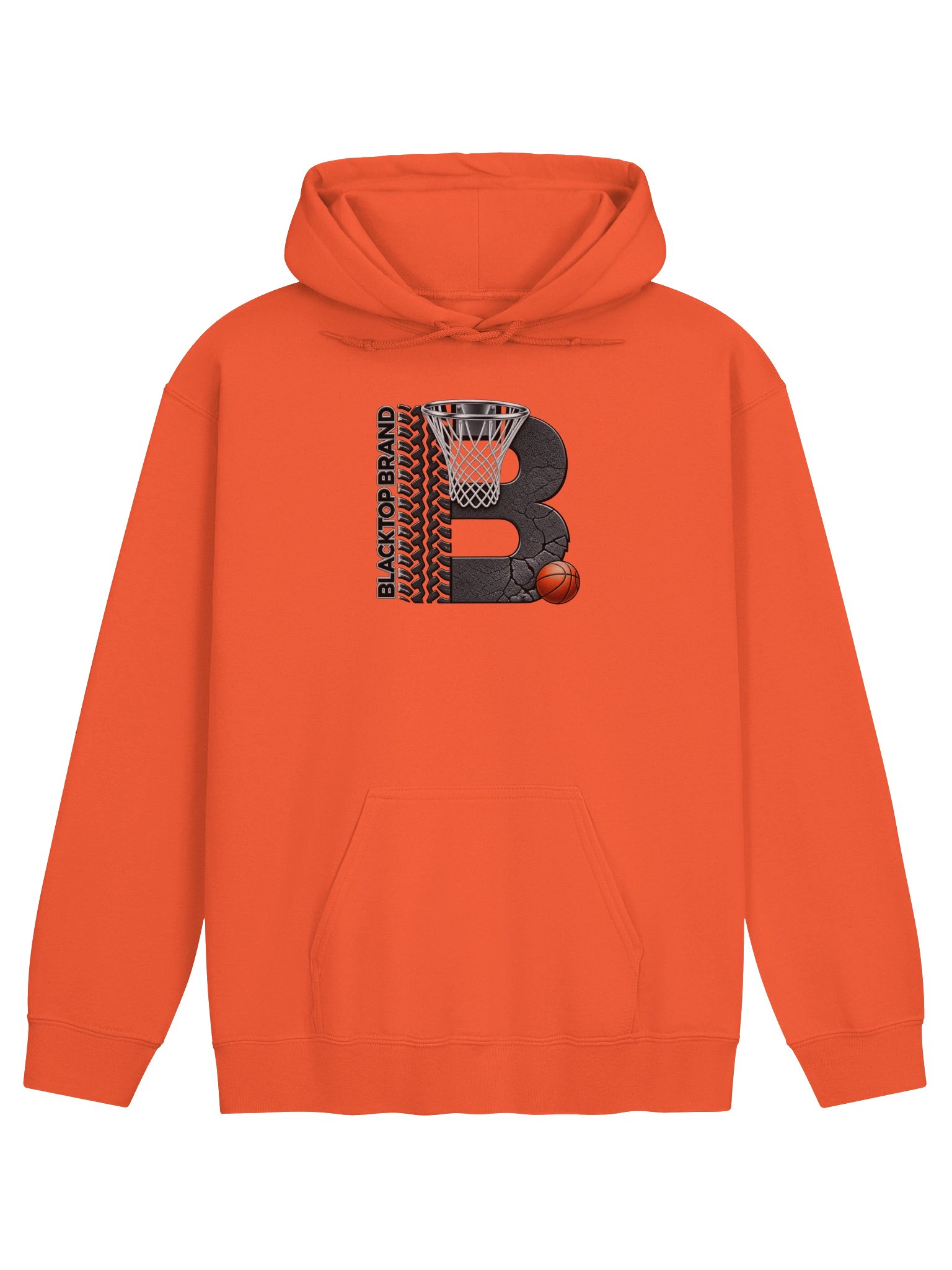 Blacktop Brand Basketball Logo Hoodie product image (1)
