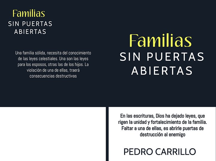"FAMILIAS SIN PUERTAS ABIERTAS" product image (2)