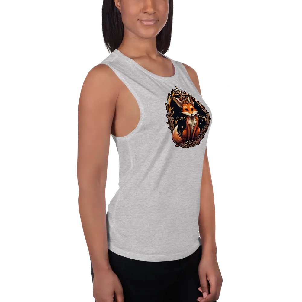 Vixen Wives Club Royal Vixen flowy muscle tank top. product image (15)