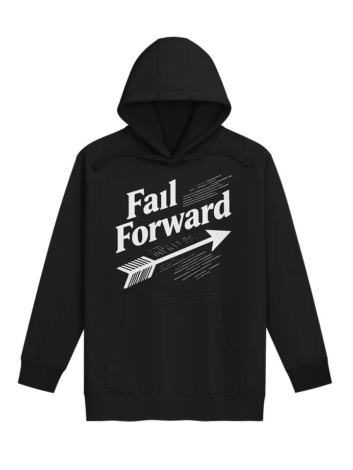 Fail Forward Black Hoodie product image (1)